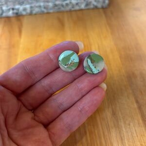 Handmade clay earrings